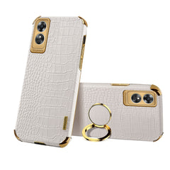 Estuche para teléfono con textura de cocodri...