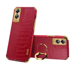 Estuche para teléfono con textura de cocodri...