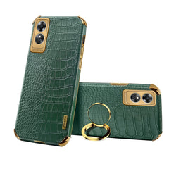 Estuche para teléfono con textura de cocodri...