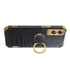 Estuche para teléfono con textura de cocodri...