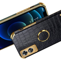 Estuche para teléfono con textura de cocodri...