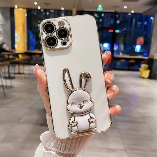 Estuche para teléfono con soporte de conejo ...