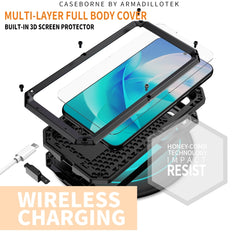 R-JUST Diseño de cámara deslizante Funda imp...