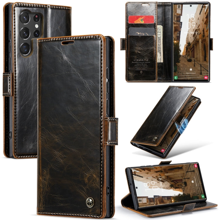 CaseMe 003 Crazy Horse Textura Funda de cuer...