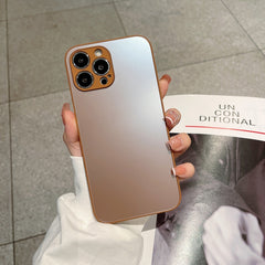Estuche de teléfono de vidrio templado esmer...