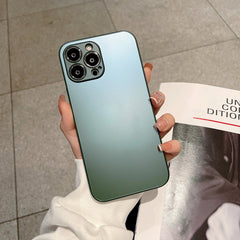 Estuche de teléfono de vidrio templado esmer...