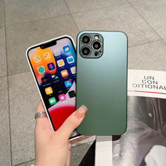 Estuche de teléfono de vidrio templado esmer...