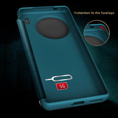 Estuche de cuero con tapa horizontal a prueb...