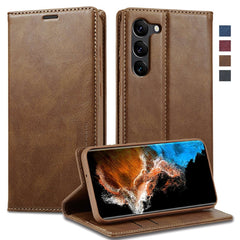 LC.IMEEKE RFID Funda de cuero antirrobo para...