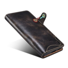 Estuche para teléfono de cuero con botones m...