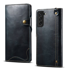 Estuche para teléfono de cuero con botones m...