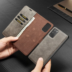 DG.MING Crazy Horse Texture Flip Estuche de ...