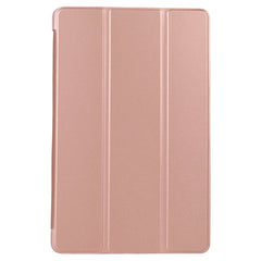 Estuche de cuero para tableta con tres plieg...