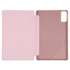 Estuche de cuero para tableta con tres plieg...