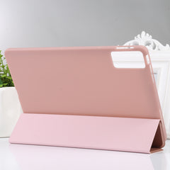 Estuche de cuero para tableta con tres plieg...