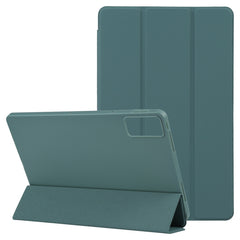 Estuche de cuero para tableta con tres plieg...