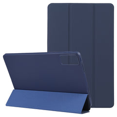 Estuche de cuero para tableta con tres plieg...