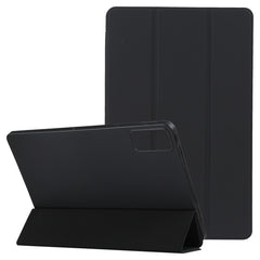 Estuche de cuero para tableta con tres plieg...