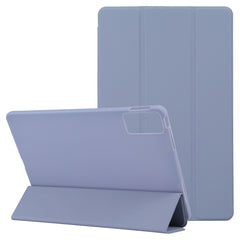 Estuche de cuero para tableta con tres plieg...