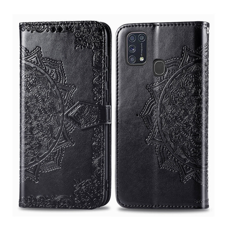 Patrón de mandala en relieve PC + TPU Funda ...