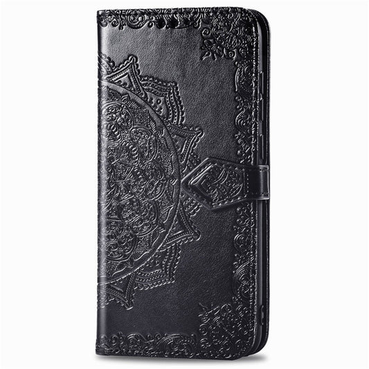 Patrón de mandala en relieve PC + TPU Funda ...