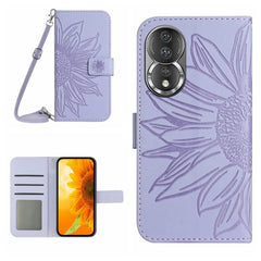 HT04 Skin Feel Sun Flower Estuche de cuero c...