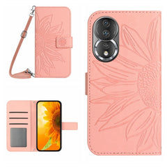 HT04 Skin Feel Sun Flower Estuche de cuero c...