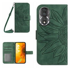 HT04 Skin Feel Sun Flower Estuche de cuero c...