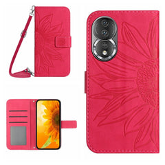 HT04 Skin Feel Sun Flower Estuche de cuero c...