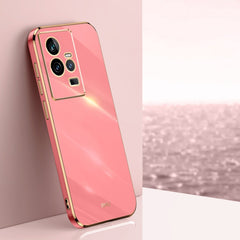 XINLI Straight 6D Plating Gold Edge TPU Fund...