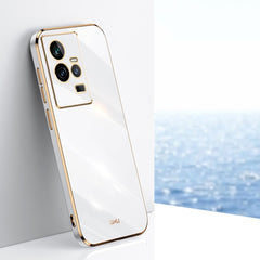 XINLI Straight 6D Plating Gold Edge TPU Fund...