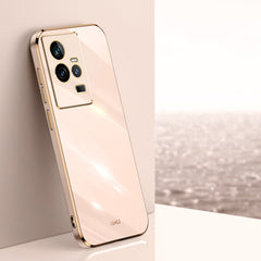 XINLI Straight 6D Plating Gold Edge TPU Fund...