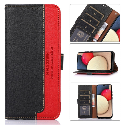 KHAZNEH Funda para teléfono RFID de cuero co...