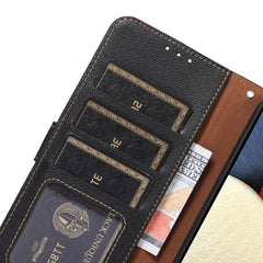 KHAZNEH Funda para teléfono RFID de cuero co...