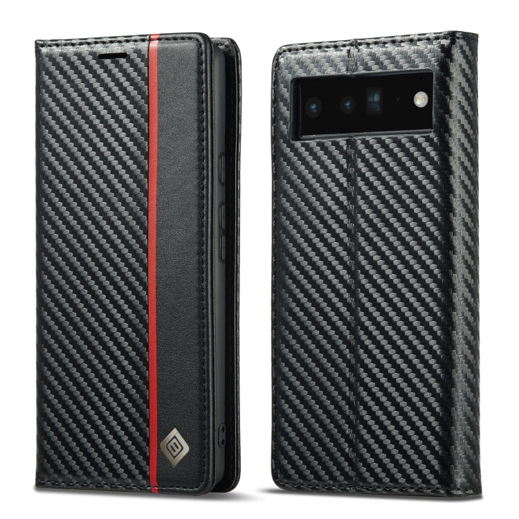 LC.IMEEKE Funda de cuero de fibra de carbono...