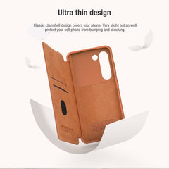 NILLKIN QIN Series Pro Funda de cuero con di...