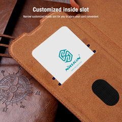 NILLKIN QIN Series Pro Funda de cuero con di...