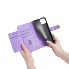 Estuche para teléfono de cuero con cremaller...
