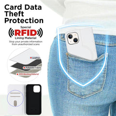 Rhombic MagSafe RFID Funda antirrobo de cuer...