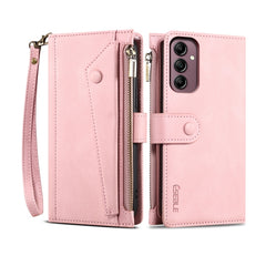 Estuche para teléfono de cuero con tapa RFID...