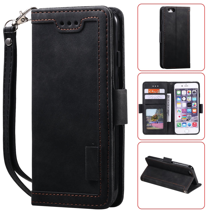 Estuche de cuero con tapa horizontal de empa...