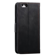 Estuche de cuero con tapa horizontal de empa...