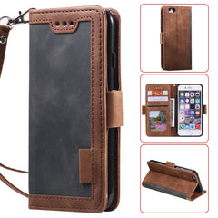 Estuche de cuero con tapa horizontal de empa...