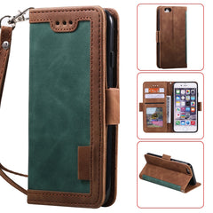 Estuche de cuero con tapa horizontal de empa...