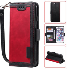 Estuche de cuero con tapa horizontal de empa...