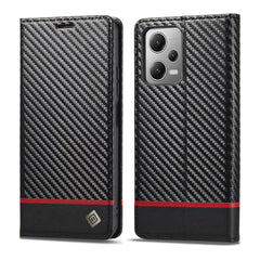 LC.IMEEKE Funda de cuero con tapa de textura...