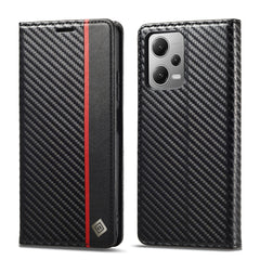 LC.IMEEKE Funda de cuero con tapa de textura...