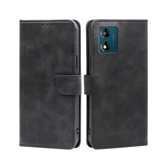 Estuche para teléfono de cuero con tapa y he...