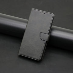 Estuche para teléfono de cuero con tapa y he...