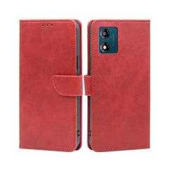 Estuche para teléfono de cuero con tapa y he...